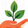 Icon representing sustainable habits