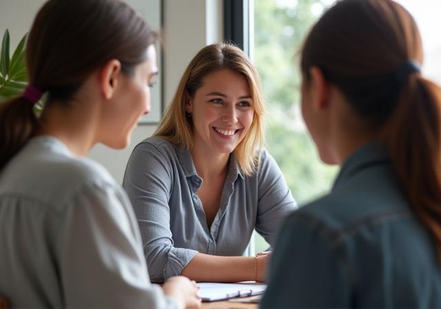 Person receiving personalized lifestyle coaching